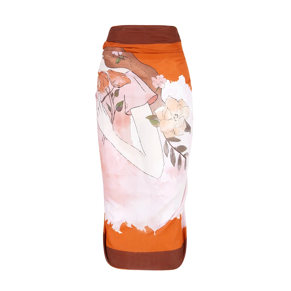 Lola Orange Pareo